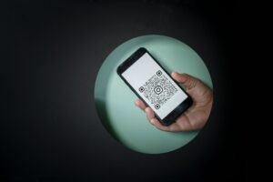 qr code on phone